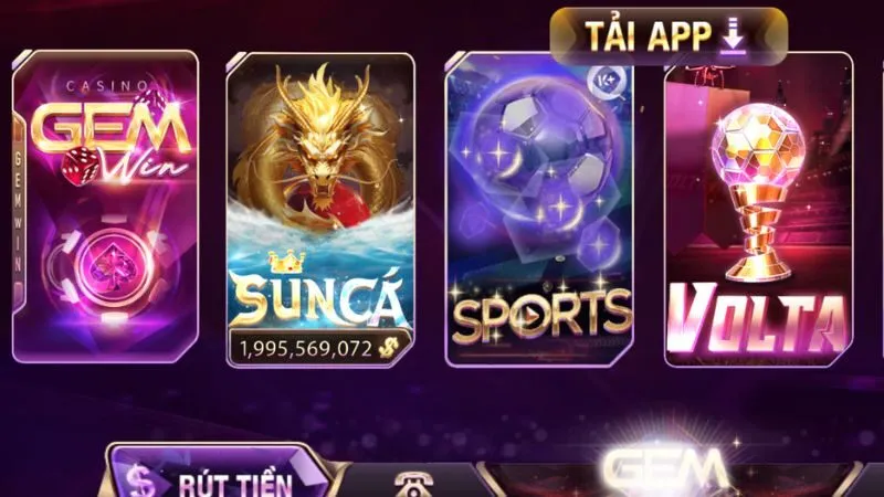 Cổng Game Bài Đổi Thưởng 85 Cổng game gemwin